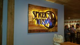 Custom Wood and Metal with LED Sign