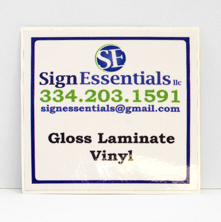 Gloss Laminate Vinyl